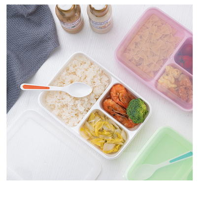 Eco Friendly BPA Free PP Plastic Bento Lunch Box For Kids