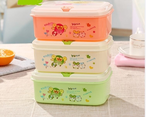 960ml Reusable Plastic Lunch Containers , Reusable Meal Prep Containers