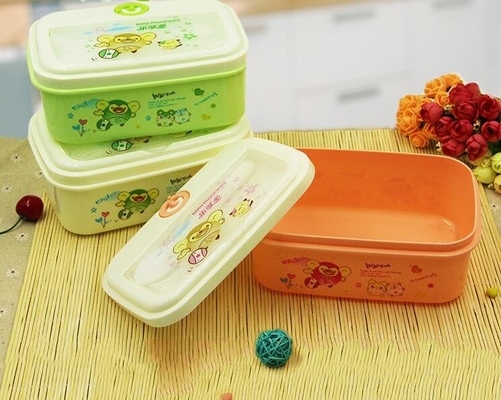 960ml Reusable Plastic Lunch Containers , Reusable Meal Prep Containers