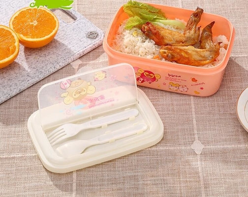 960ml Reusable Plastic Lunch Containers , Reusable Meal Prep Containers