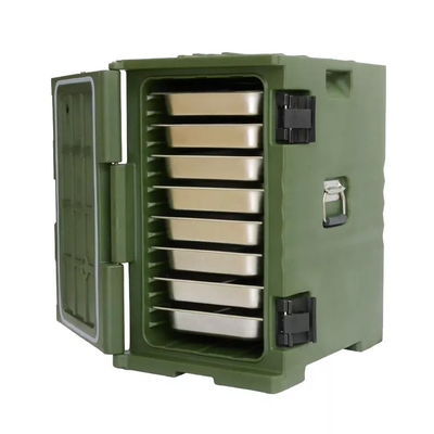 Rotomolding Plastic Insulated Food Pan Carrier Hot Cold Holding 120L