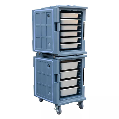 Commercial Insulated Food Pan Carrier Catering Thermo Box Transport Carts
