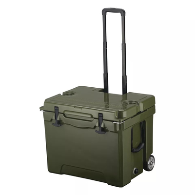 Waterproof Hard Plastic Rotomoulded Products Cooler Box Towable Fish Bin 40L