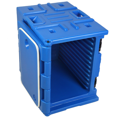 Blue Insulated Food Pan Carrier With Nylon Handles 90L Capacity For Easy Transport