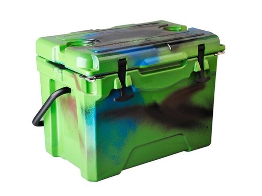 OEM 25QT Portable Roto Molded Ice Box Outdoor Ice Fishing Tackle Box