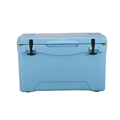 Plastic 50 QT Rotomolded Cooler Box LLDPE Wall PU Formed Insulation