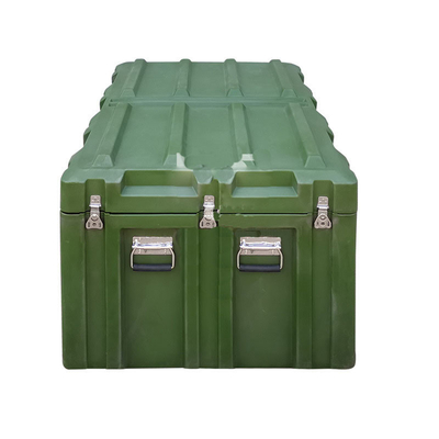 Waterproof Roto Molded Storage Box , LLDPE Military Plastic Gun Case